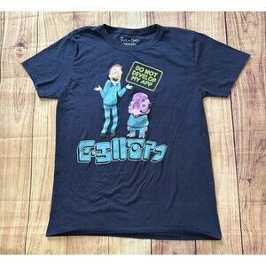 RIPPLE JUNCTION RICK AND MORTY "DO NOT DEVELOP MY APP" GRAPHIC T-SHIRT SIZE L